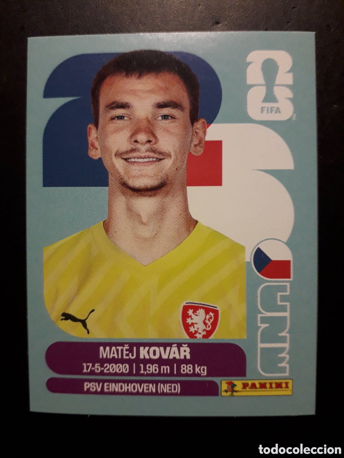 Cromos de F&uacute;tbol: KOV&Aacute;Ř REP CHECA/CHEQUIA CZE 2 MUNDIAL F&Uacute;TBOL 2026 FIFA WORLD CUP PANINI SIN PEGAR PEDIDO M&Iacute;NIMO 3&euro;.