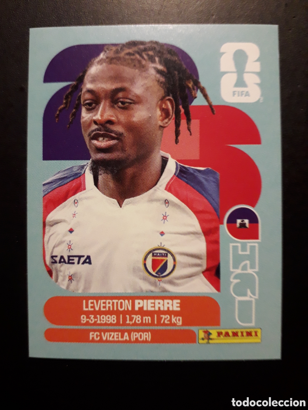 Cromos de F&uacute;tbol: PIERRE HAIT&Iacute; HAI 10 MUNDIAL F&Uacute;TBOL 2026 FIFA WORLD CUP PANINI SIN PEGAR PEDIDO M&Iacute;NIMO 3&euro;