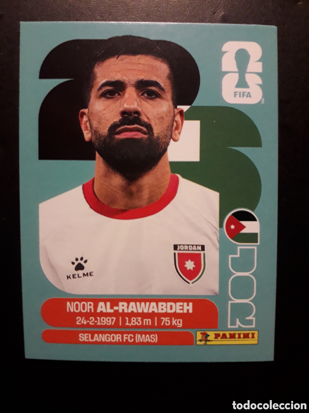 Cromos de F&uacute;tbol: AL RAWABDEH JORDANIA JOR 11 MUNDIAL F&Uacute;TBOL 2026 FIFA WORLD CUP PANINI SIN PEGAR PEDIDO M&Iacute;NIMO 3&euro;