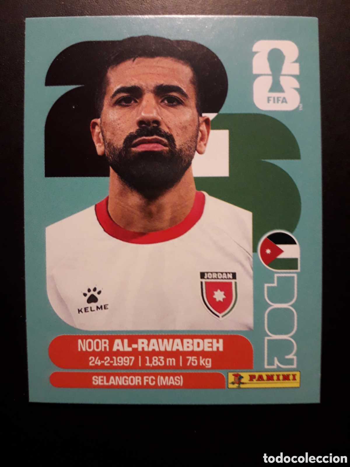 Cromos de F&uacute;tbol: AL RAWABDEH JORDANIA JOR 11 MUNDIAL F&Uacute;TBOL 2026 FIFA WORLD CUP PANINI SIN PEGAR PEDIDO M&Iacute;NIMO 3&euro;
