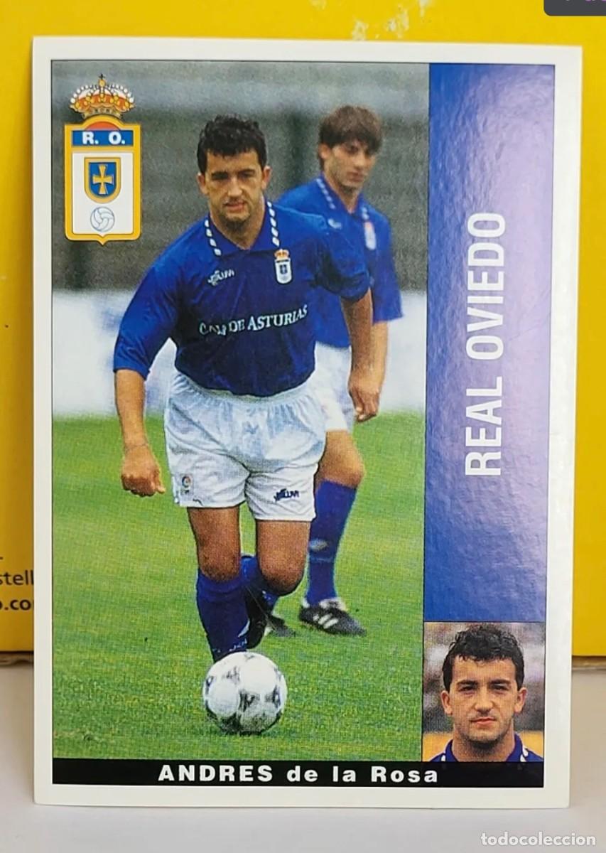 Cromos de F&uacute;tbol: ANDRES DE LA ROSA REAL OVIEDO RAYO VALLECANO LIGA 95 96 DE FUTBOL PROFESIONAL PANINI