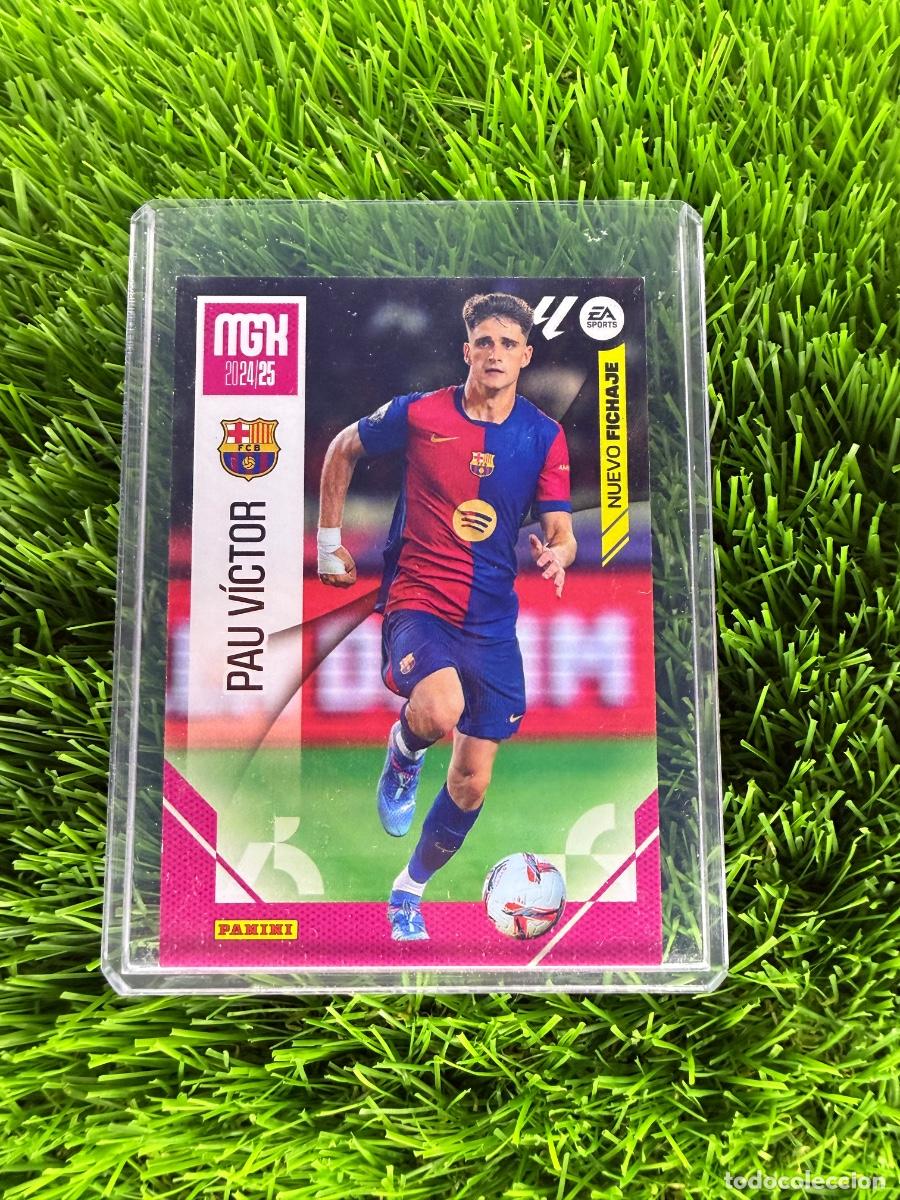 Cromos de F&uacute;tbol: N&ordm; 455 Pau V&iacute;ctor Nuevo Fichaje FC Barcelona Megacracks 24 25