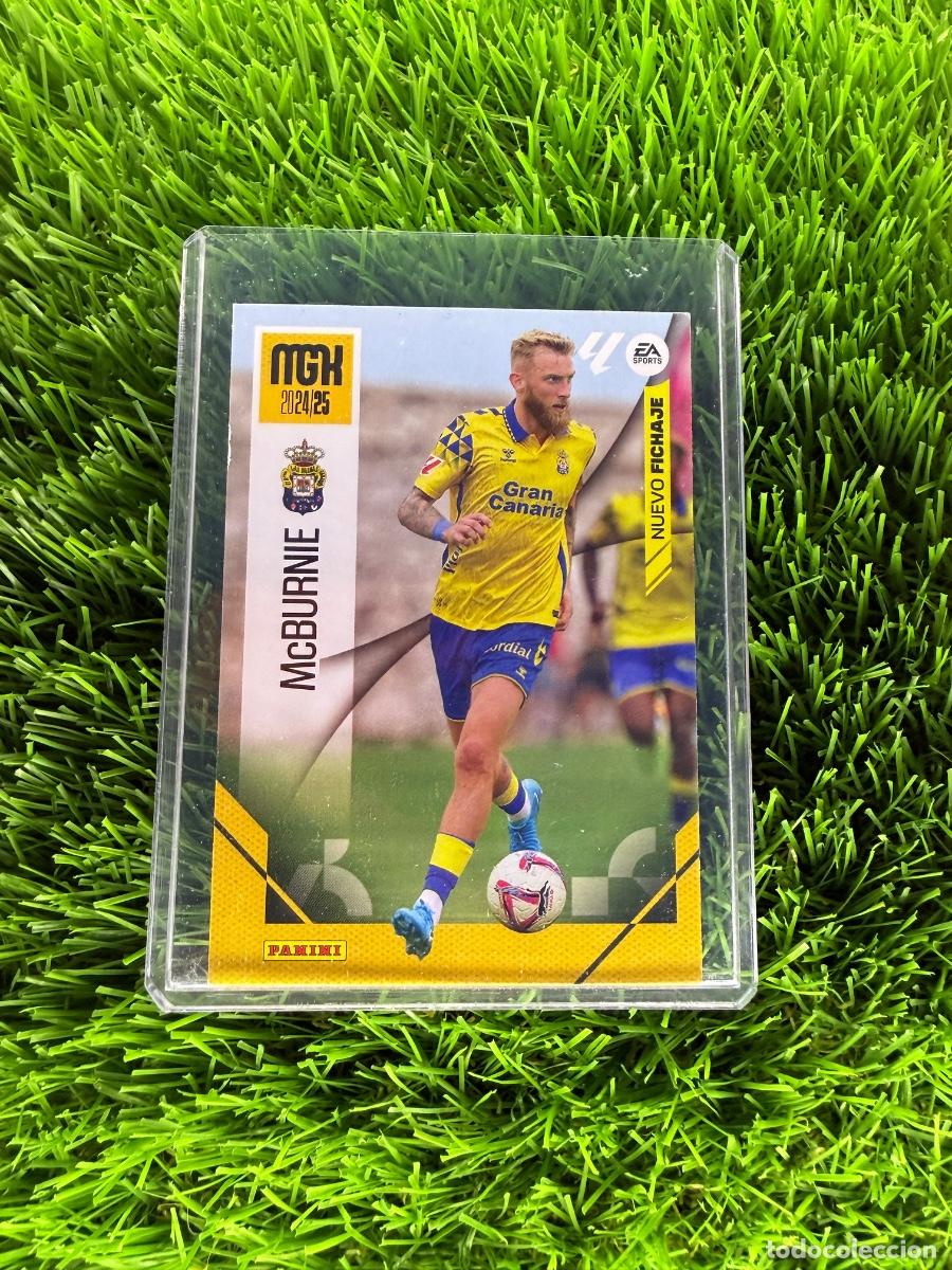 Cromos de F&uacute;tbol: N&ordm; 453 McBurnie Nuevo Fichaje UD Las Palmas Megacracks 24 25
