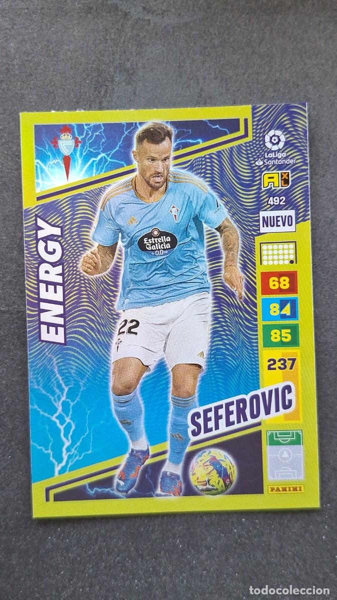 Cromos de F&uacute;tbol: L1 SEFEROVIC CELTA DE VIGO 492 NUEVO ENERGY ADRENALYN XL LIGA 2022/2023 22 23 PANINI