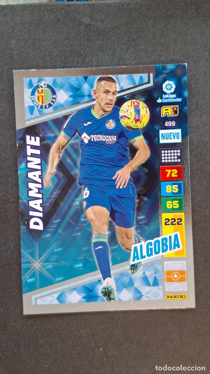 Cromos de F&uacute;tbol: L1 ALGOBIA GETAFE C. F. 499 NUEVO DIAMANTE ADRENALYN XL LIGA 2022/2023 22 23 PANINI