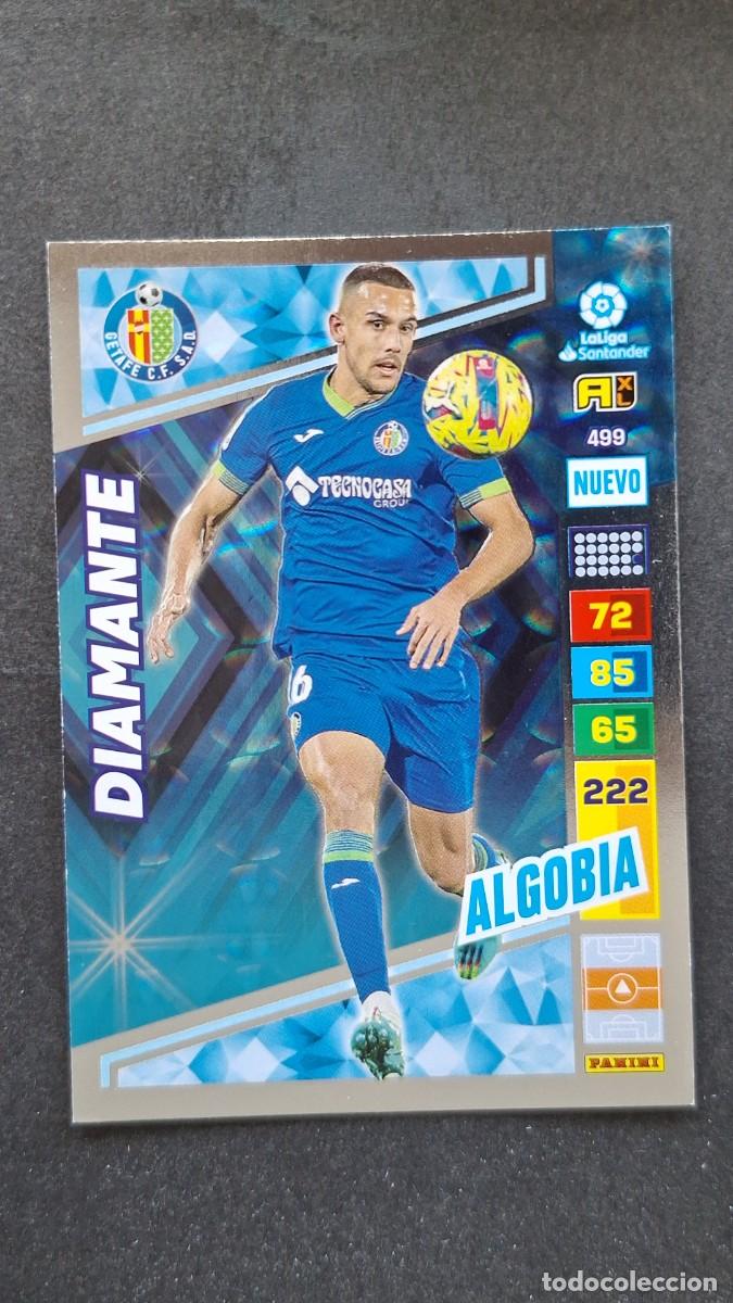 Cromos de F&uacute;tbol: L1 ALGOBIA GETAFE C. F. 499 NUEVO DIAMANTE ADRENALYN XL LIGA 2022/2023 22 23 PANINI