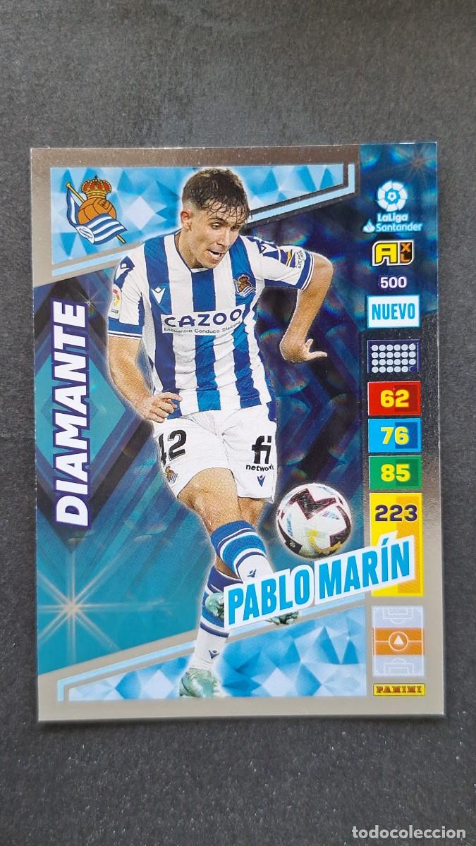 Cromos de F&uacute;tbol: L1 PABLO MARIN REAL SOCIEDAD 500 NUEVO DIAMANTE ADRENALYN XL LIGA 2022/2023 22 23 PANINI
