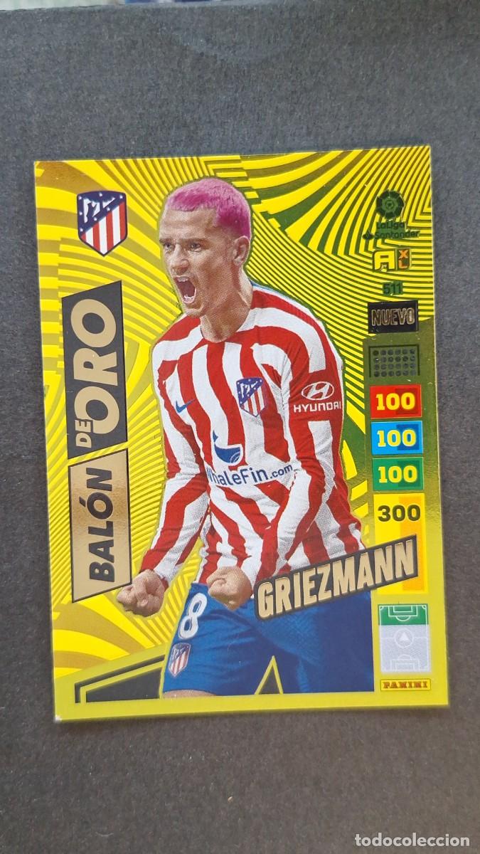 Cromos de F&uacute;tbol: L1 GRIEZMANN ATLETICO DE MADRID 511 NUEVO BALON DE ORO ADRENALYN XL LIGA 2022/2023 22 23 PANINI
