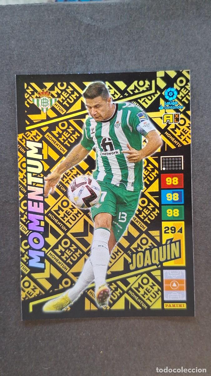 Cromos de F&uacute;tbol: L1 JOAQUIN REAL BETIS BALOMPIE MOMENTUM ADRENALYN XL LIGA 2022/2023 22 23 PANINI