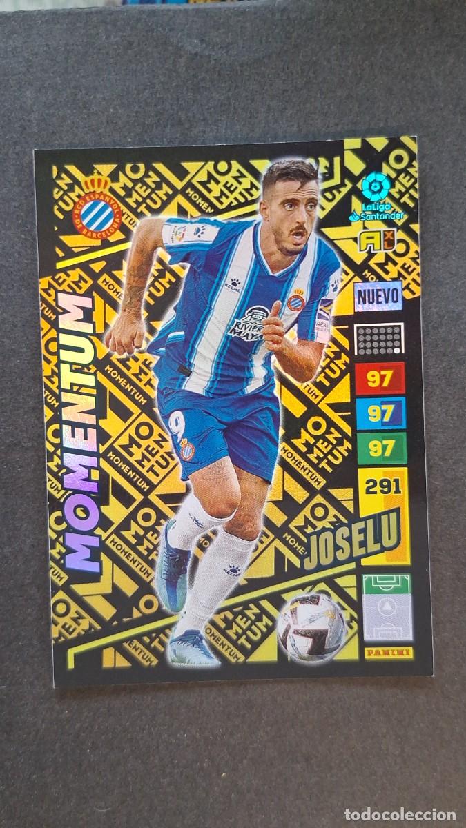 Cromos de F&uacute;tbol: L1 JOSELU R. C. D. ESPA&Ntilde;OL NUEVO MOMENTUM ADRENALYN XL LIGA 2022/2023 22 23 PANINI