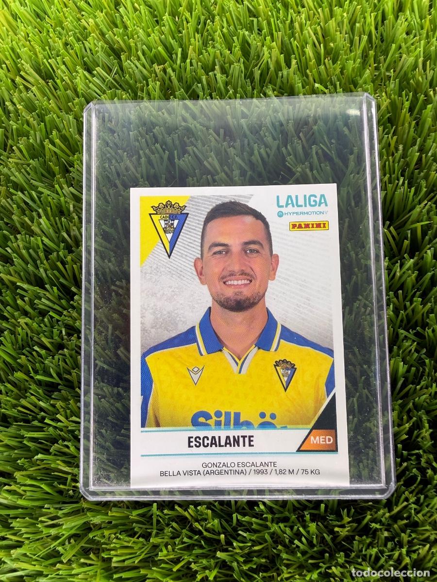 Cromos de F&uacute;tbol: N&ordm; 72 Escalante C&aacute;diz CF Liga Hypermotion 24 25