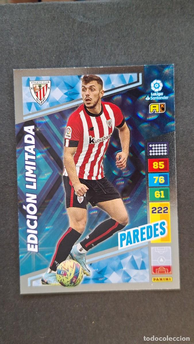 Cromos de F&uacute;tbol: L1 PAREDES ATHLETIC DE BILBAO EDICION LIMITADA ADRENALYN XL LIGA 2022/2023 22 23 PANINI