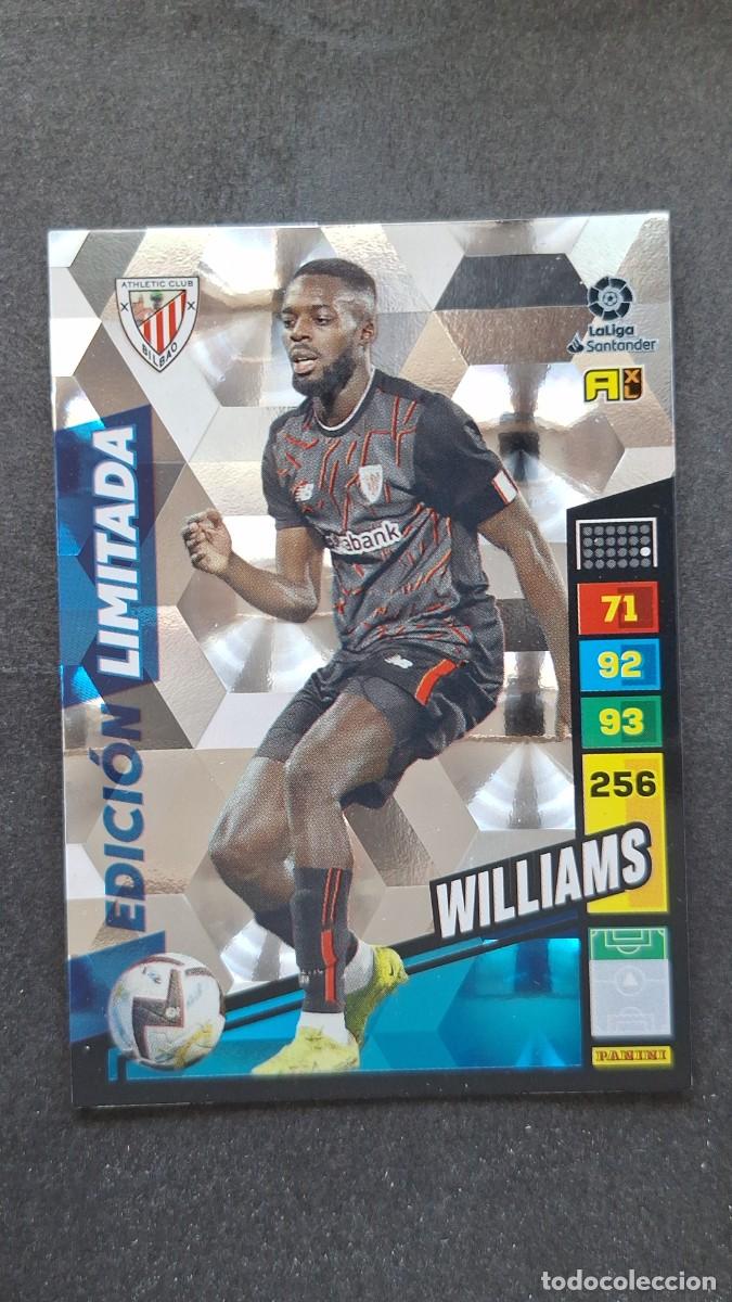 Cromos de F&uacute;tbol: L1 WILLIAMS ATHLETIC DE BILBAO EDICION LIMITADA ADRENALYN XL LIGA 2022/2023 22 23 PANINI