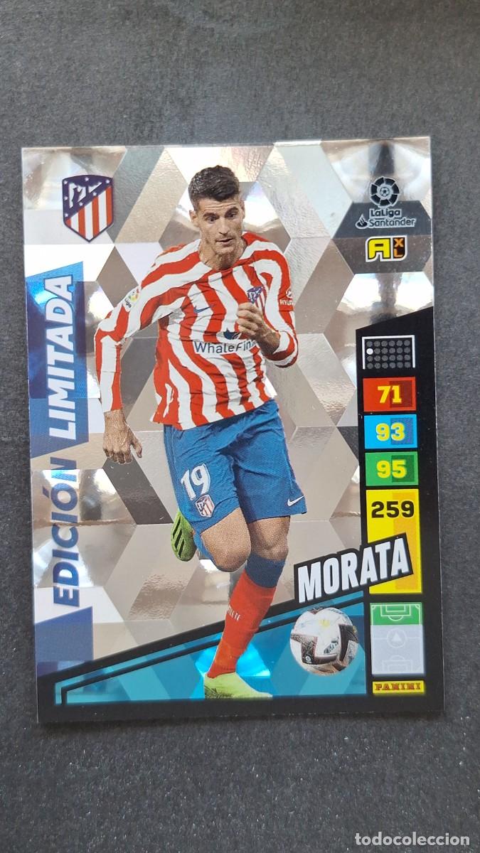 Cromos de F&uacute;tbol: L1 MORATA ATLETICO DE MADRID EDICION LIMITADA ADRENALYN XL LIGA 2022/2023 22 23 PANINI
