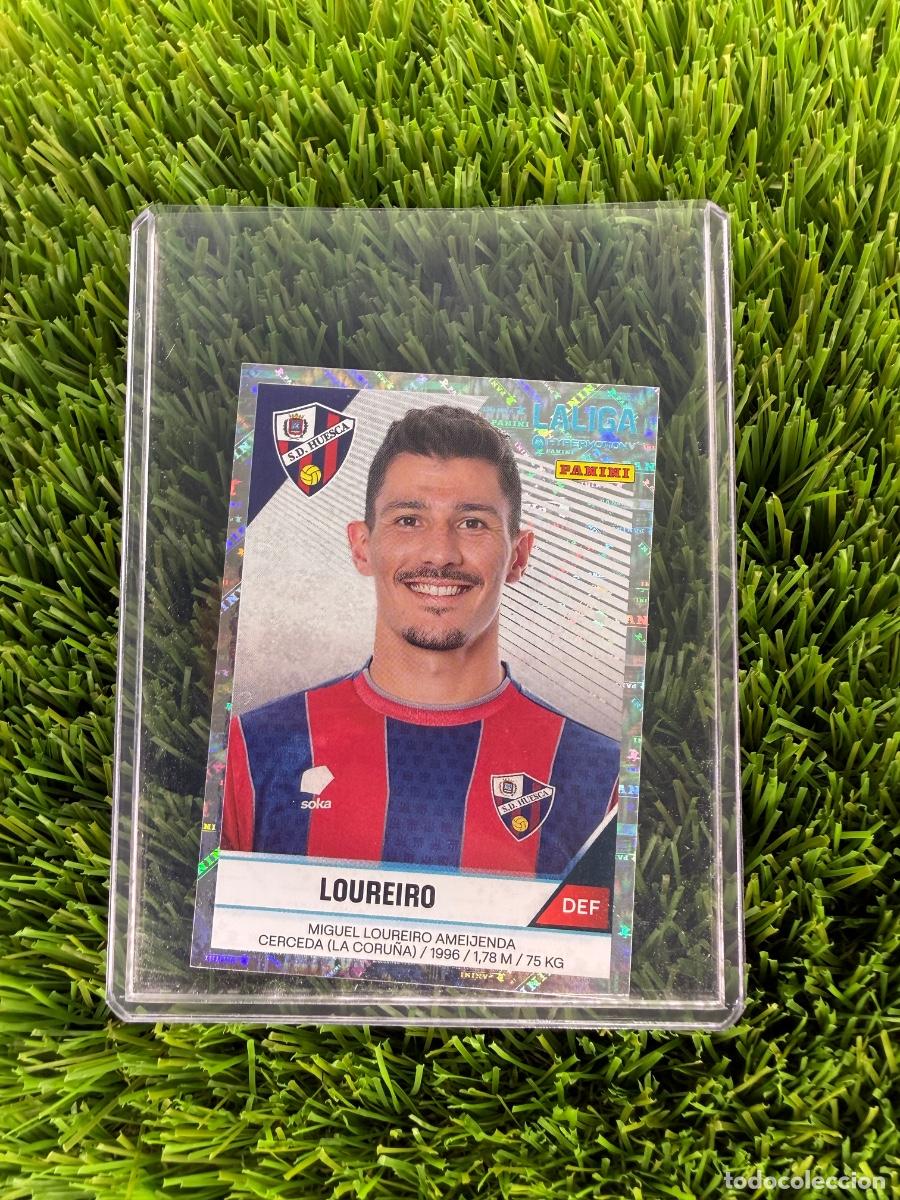 Cromos de F&uacute;tbol: N&ordm; 254 Loureiro SD Huesca Liga Hypermotion 24 25