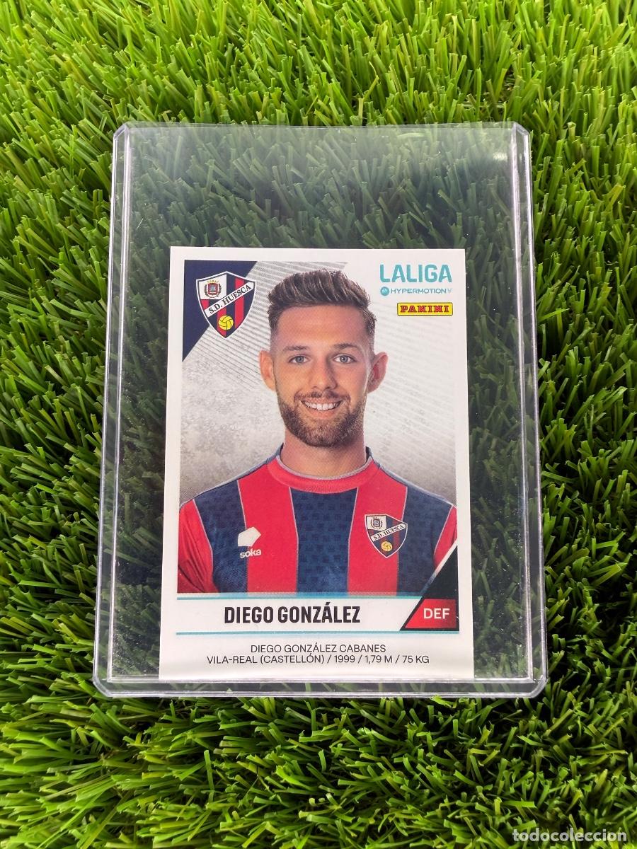 Cromos de F&uacute;tbol: N&ordm; 258A Diego Gonz&aacute;lez SD Huesca Liga Hypermotion 24 25