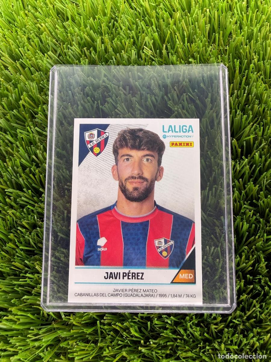 Cromos de F&uacute;tbol: N&ordm; 260 Javi P&eacute;rez SD Huesca Liga Hypermotion 24 25