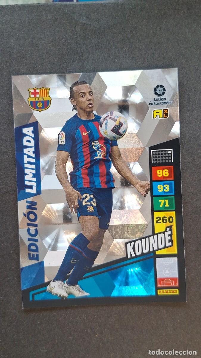 Cromos de F&uacute;tbol: L1 KOUNDE F. C. BARCELONA EDICION LIMITADA ADRENALYN XL LIGA 2022/2023 22 23 PANINI