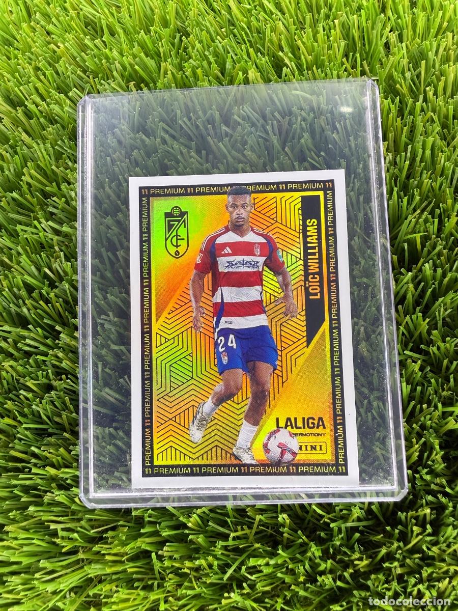 Cromos de F&uacute;tbol: Lo&iuml;c Williams Premium Granada CF Liga Hypermotion 24 25