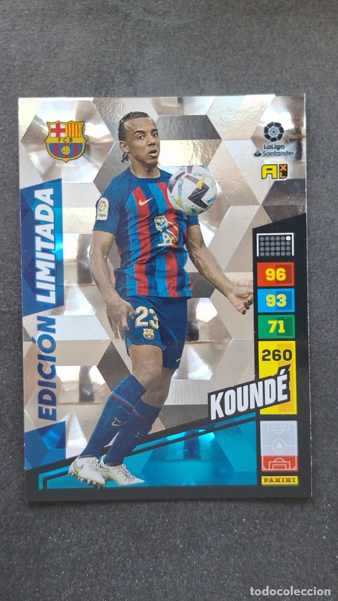 Cromos de F&uacute;tbol: L1 KOUNDE F. C. BARCELONA EDICION LIMITADA ADRENALYN XL LIGA 2022/2023 22 23 PANINI