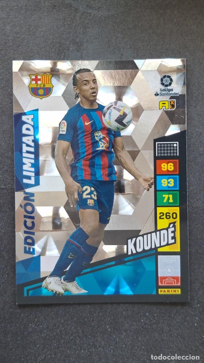 Cromos de F&uacute;tbol: L1 KOUNDE F. C. BARCELONA EDICION LIMITADA ADRENALYN XL LIGA 2022/2023 22 23 PANINI