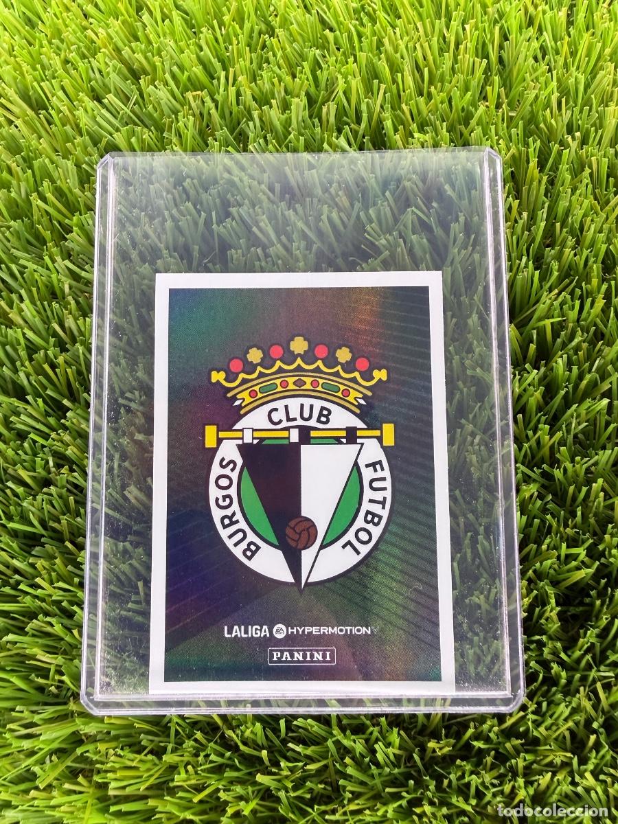 Cromos de F&uacute;tbol: N&ordm; 40 Escudo Burgos CF Liga Hypermotion 24 25