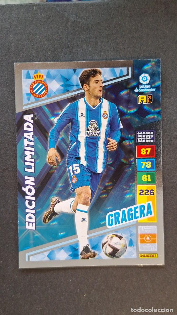 Cromos de F&uacute;tbol: L1 GRAGERA R. C. D. ESPA&Ntilde;OL EDICION LIMITADA ADRENALYN XL LIGA 2022/2023 22 23 PANINI