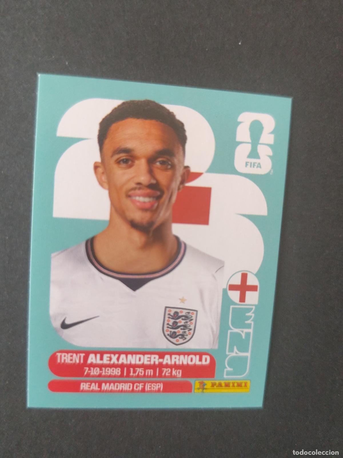 Football Stickers: ENG6 TRENT ALEXANDER-ARNOLD 6 INGLATERRA MUNDIAL FIFA WORLD CUP 2026 STICKER PANINI SIN PEGAR