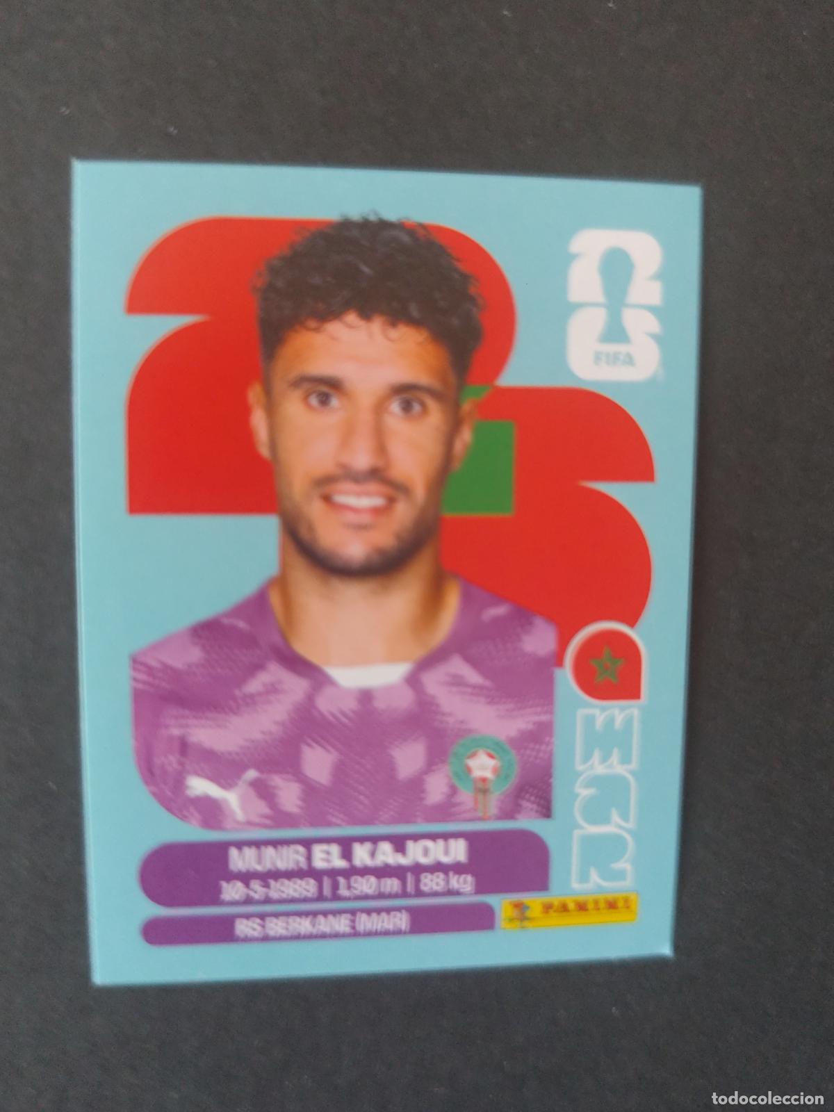 Cromos de F&uacute;tbol: MAR3 MUNIR EL KAJOUI 3 MARRUECOS MUNDIAL FIFA WORLD CUP 2026 STICKER PANINI SIN PEGAR