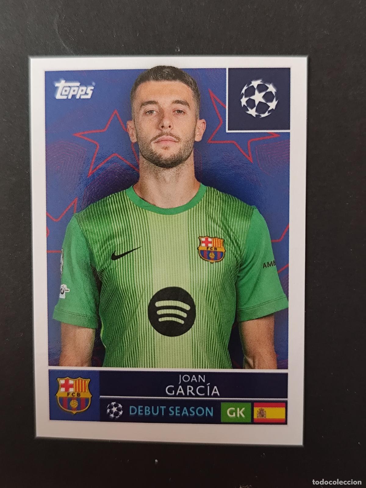 Cromos de F&uacute;tbol: 184 JOAN GARCIA BARCELONA BAR&Ccedil;A STICKER CHAMPIONS LEAGUE 2025 2026 25 26 TOPPS