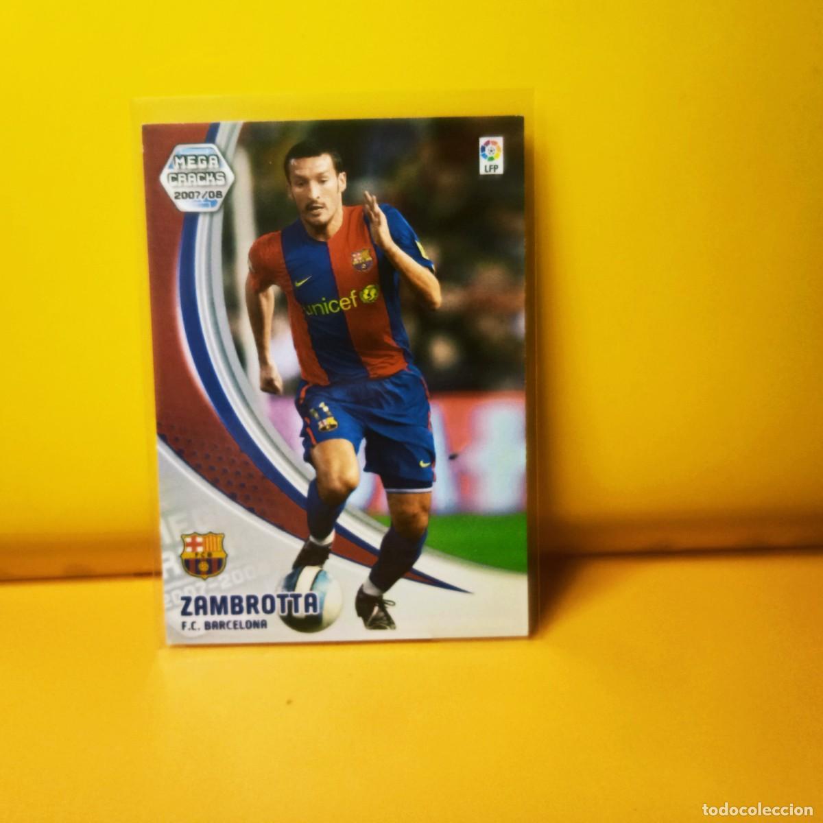 Cromos de F&uacute;tbol: MEGACRACKS 2007 2008 07 08 F.C BARCELONA, ZAMBROTTA 61