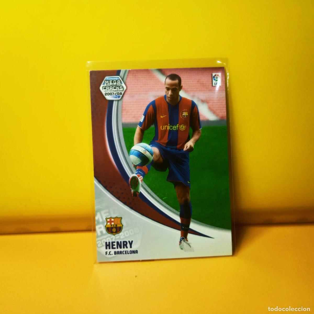 Cromos de F&uacute;tbol: MEGACRACKS 2007 2008 07 08 F.C BARCELONA, HENRY 68