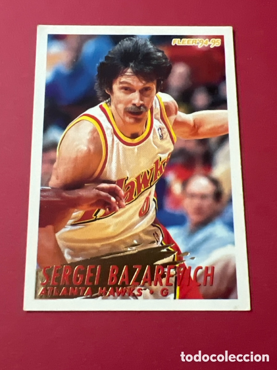 Cromos de Futebol: A1228. Fleer Basketball 1994/95 Rookie Card #241 Sergei Bazarevich Atlanta Hawks NBA Card