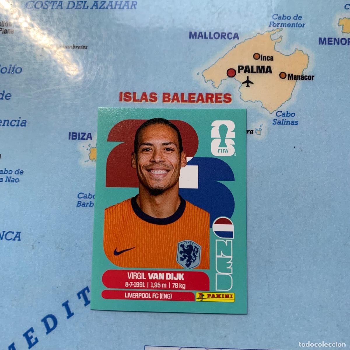 Cromos de Futebol: Pa&iacute;ses Bajos n&uacute;mero 2 cromo panini Mundial Fifa World Cup 2026