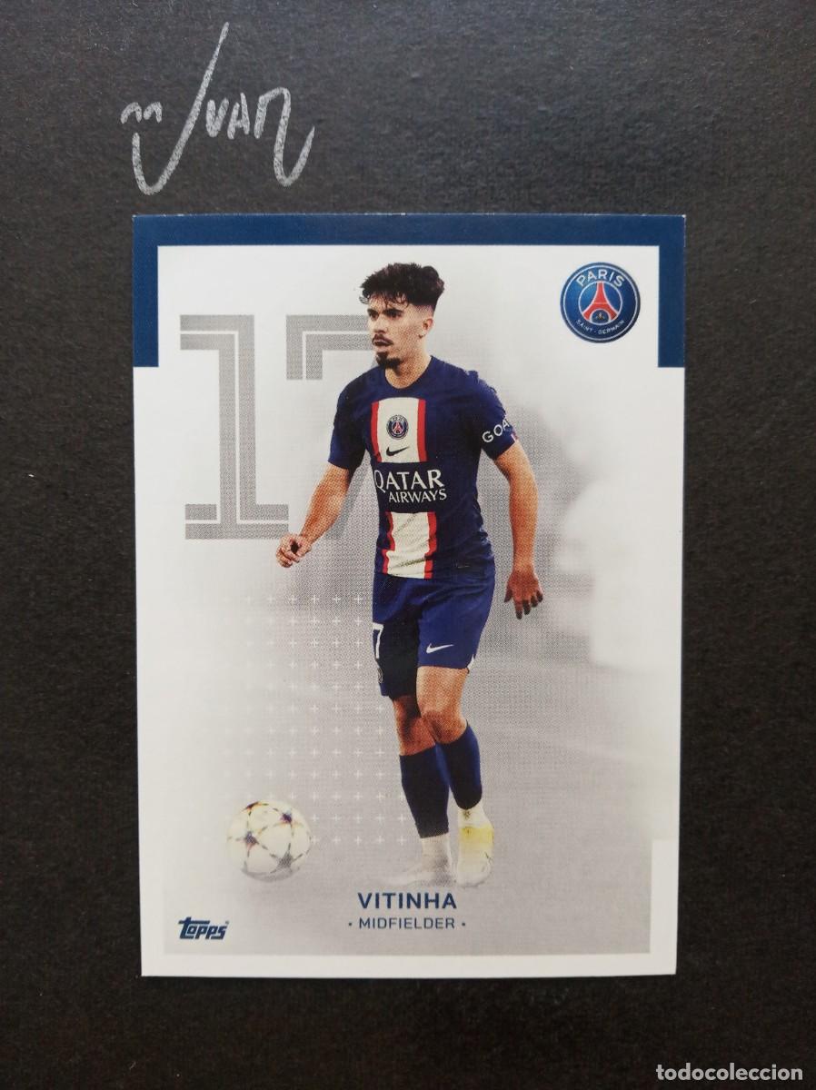 Fu&szlig;ball-Sticker: N&ordm; 12 VITINHA PARIS SAINT-GERMAIN PORTUGAL ⚽ TOPPS &reg; OFFICIAL TEAM FAN SET 2022 2023 22 23 NUEVO