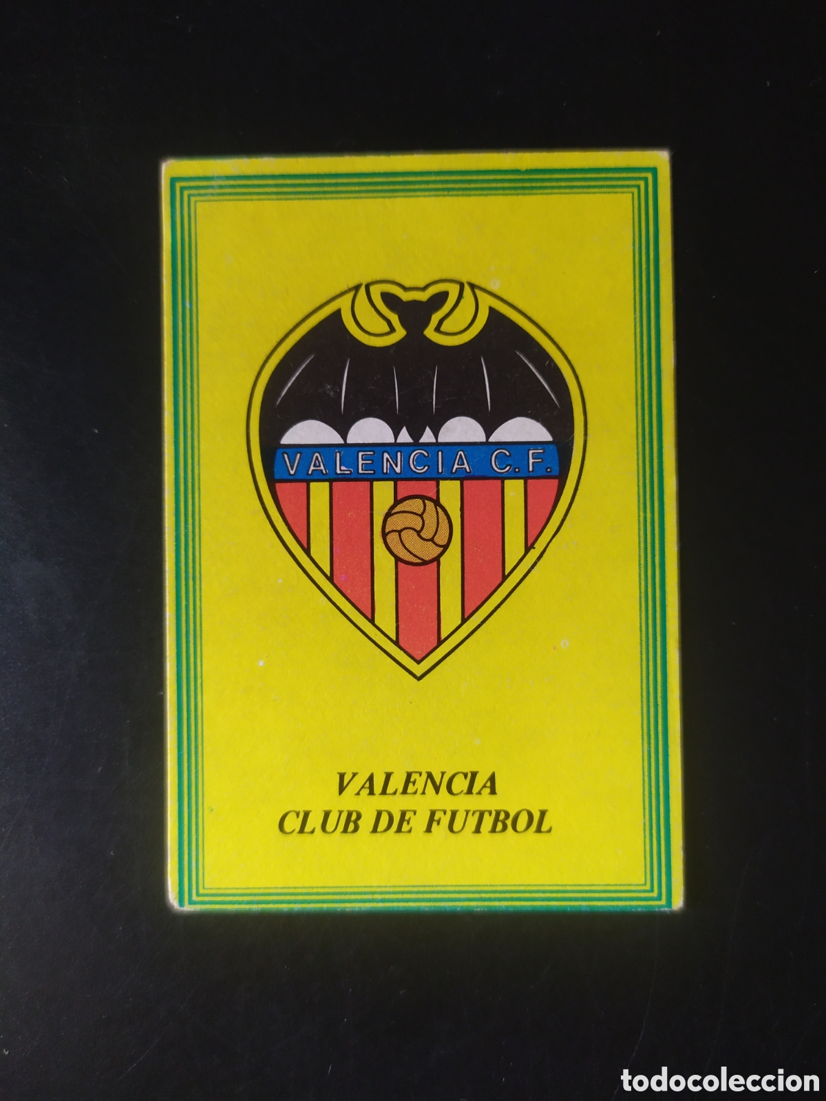 Football Stickers: Super futbol 85 editorial Rollan escudo Valencia sin pegar