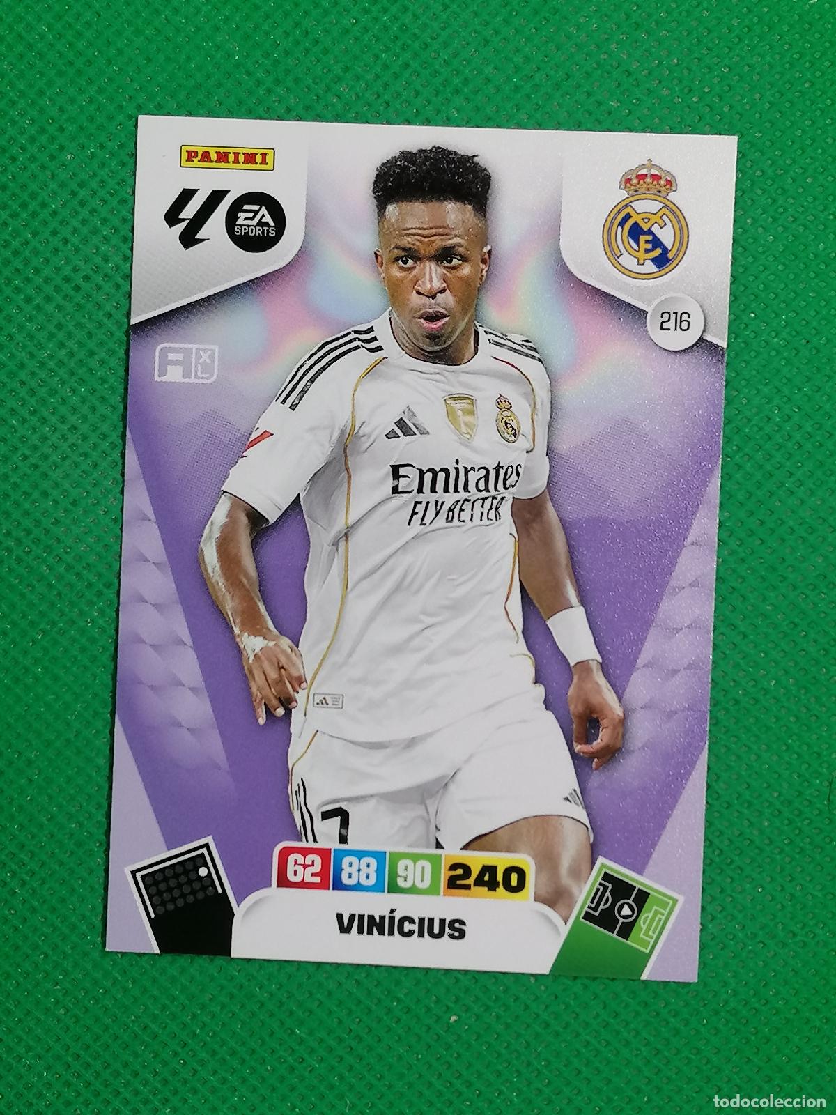 Cromos de F&uacute;tbol: 216 VINICIUS REAL MADRID ⚽ LIGA ADRENALYN XL 2025 2026 25 26 ⚽