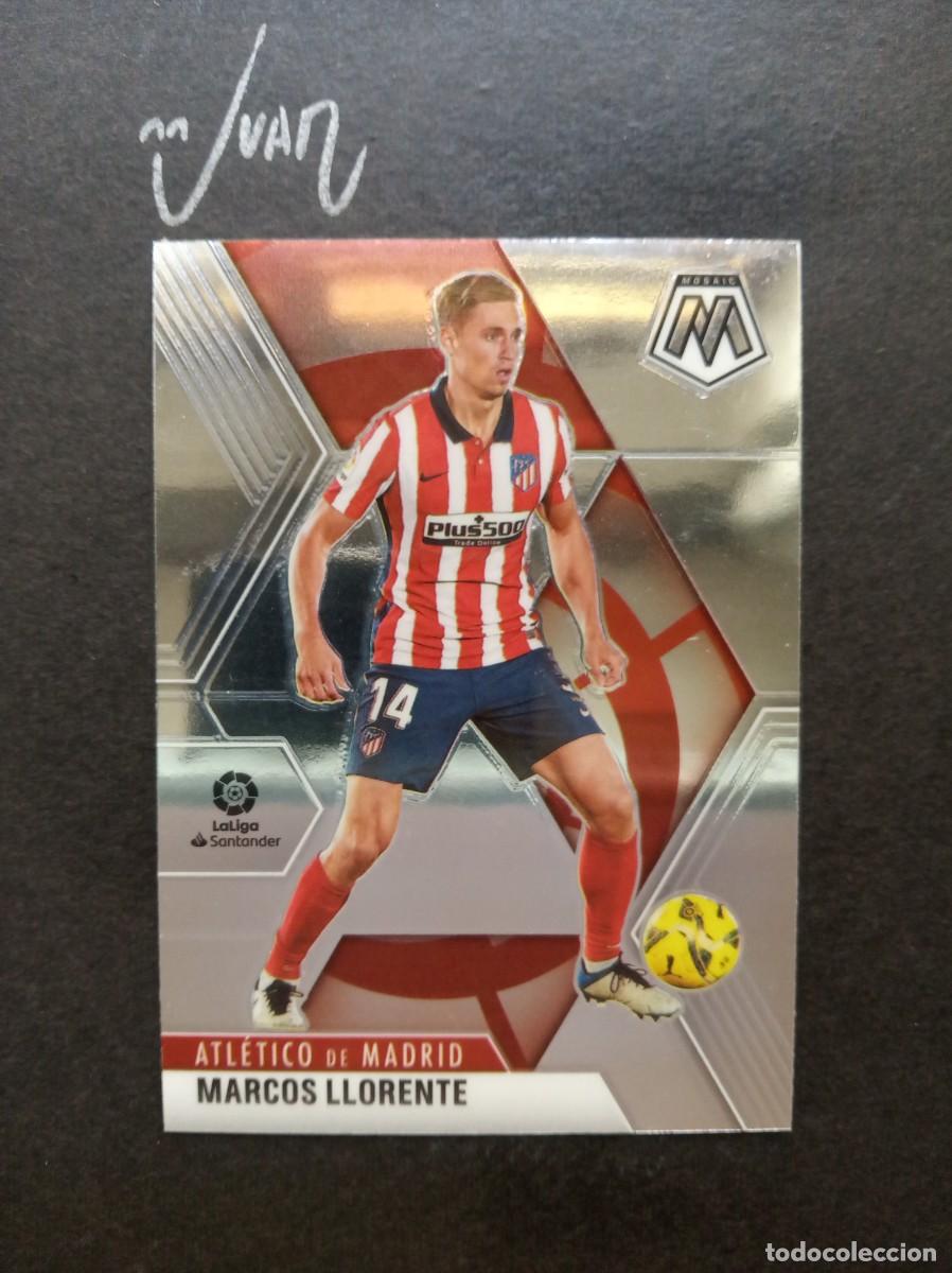 Cartes &agrave; collectionner de Football: N&ordm; 100 MARCOS LLORENTE ATLETICO MADRID ESPA&Ntilde;A ⚽ PANINI &reg; MOSAIC CHROME LIGA 2020 2021 20 21 NUEVO