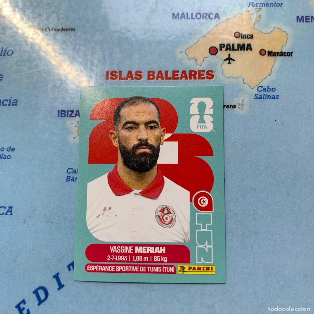 Cromos de F&uacute;tbol: Tunez n&uacute;mero 6 cromo panini Mundial Fifa World Cup 2026