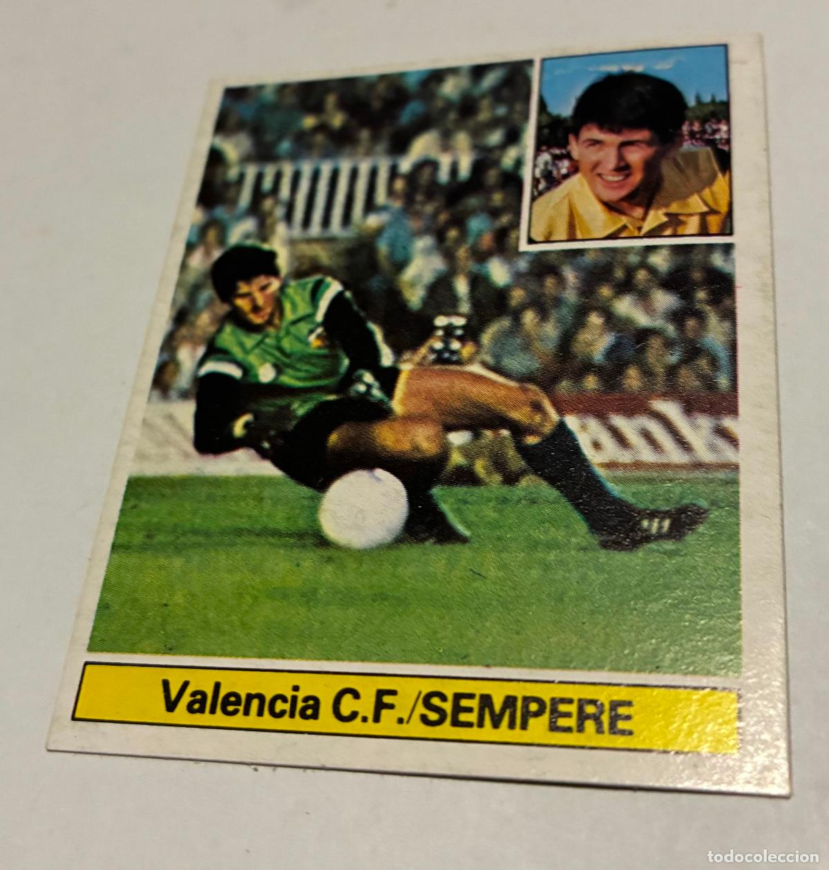 Cromos de F&uacute;tbol: CROMO FUTBOL SEMPERE, Valencia, Este 81-82