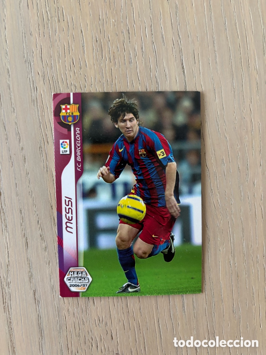 Cromos de F&uacute;tbol: Cromo Messi 54 Panini megacracks 2006-07