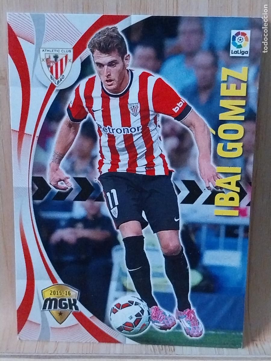Cromos de F&uacute;tbol: IBAI GOMEZ ATHLETIC BILBAO PANINI MGK MEGAKRAKS 2015 15 16 CROMO 21 ORIGINAL TRADING CARD