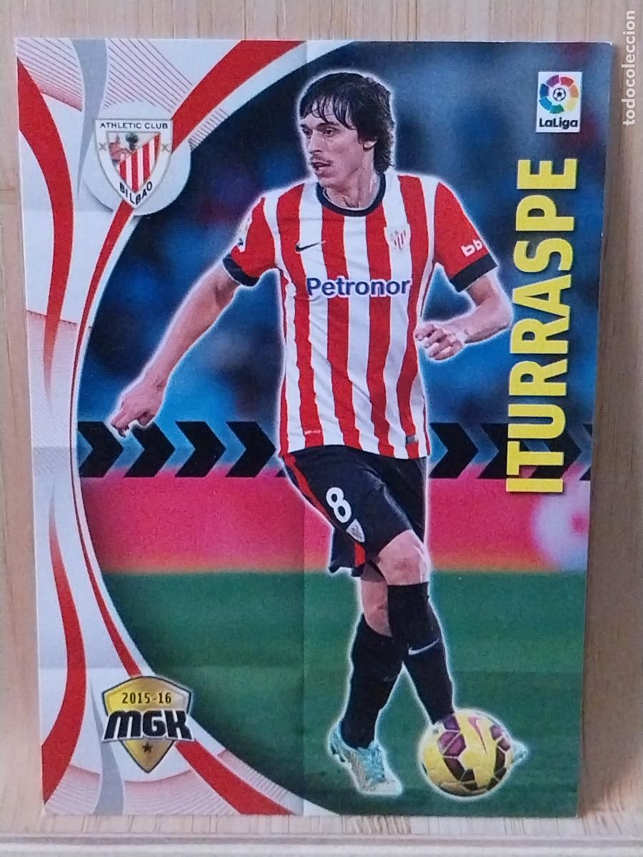 Cromos de F&uacute;tbol: ITURRASPE ATHLETIC BILBAO PANINI MGK MEGAKRAKS 2015 15 16 CROMO 13 ** ORIGINAL TRADING CARD