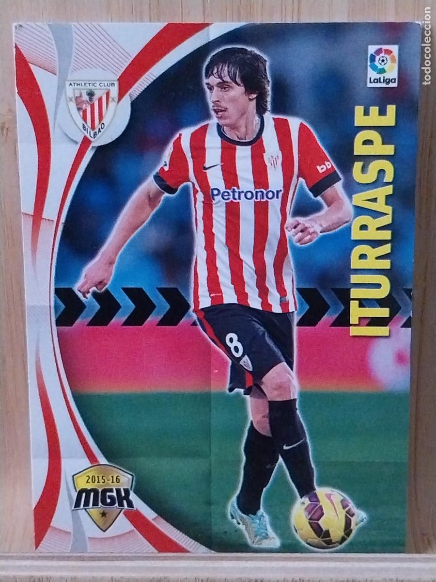 Cromos de F&uacute;tbol: ITURRASPE ATHLETIC BILBAO PANINI MGK MEGAKRAKS 2015 15 16 CROMO 13 * ORIGINAL TRADING CARD
