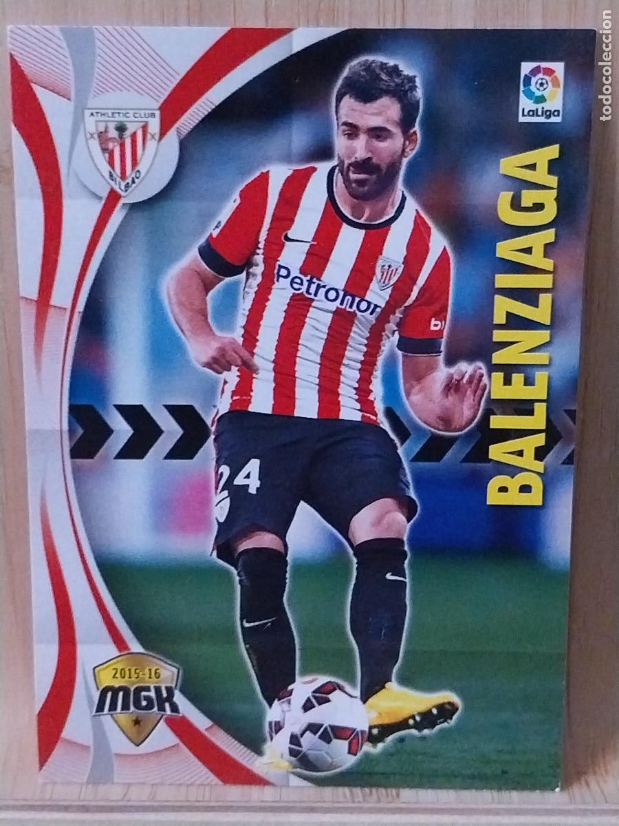 Fu&szlig;ball-Sticker: BALENZIAGA ATHLETIC BILBAO PANINI MGK MEGAKRAKS 2015 15 16 CROMO 10 *** ORIGINAL TRADING CARD