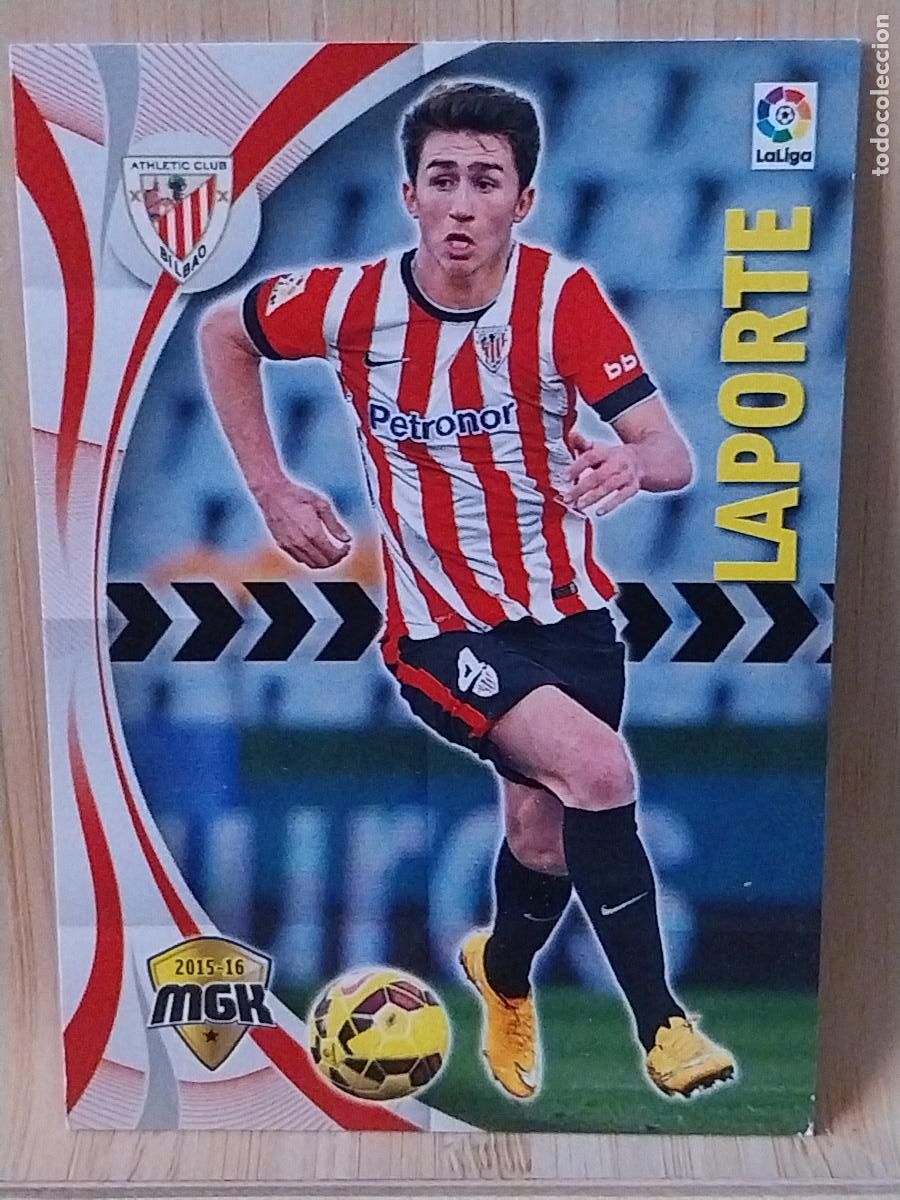 Fu&szlig;ball-Sticker: LAPORTE ATHLETIC BILBAO PANINI MGK MEGAKRAKS 2015 15 16 CROMO 9 *** ORIGINAL TRADING CARD