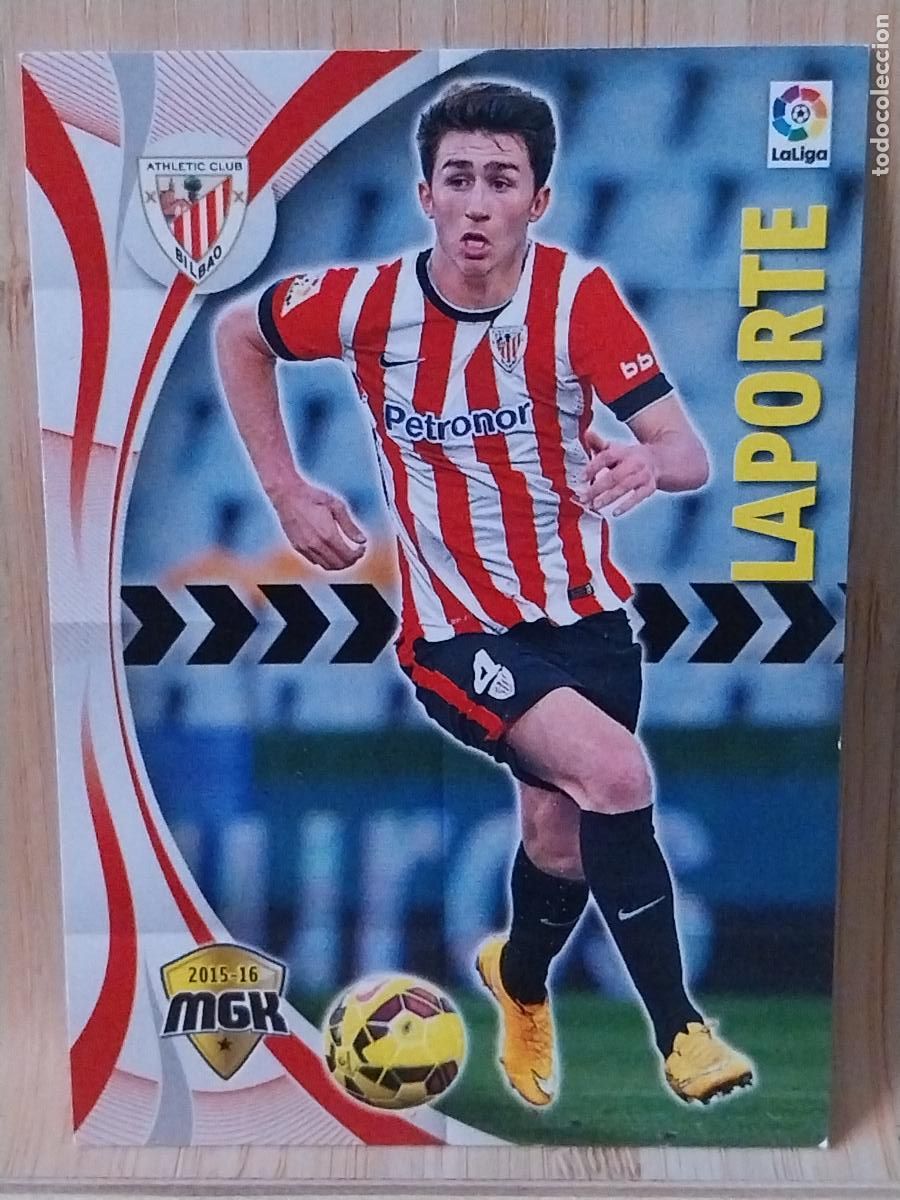 Fu&szlig;ball-Sticker: LAPORTE ATHLETIC BILBAO PANINI MGK MEGAKRAKS 2015 15 16 CROMO 9 ** ORIGINAL TRADING CARD