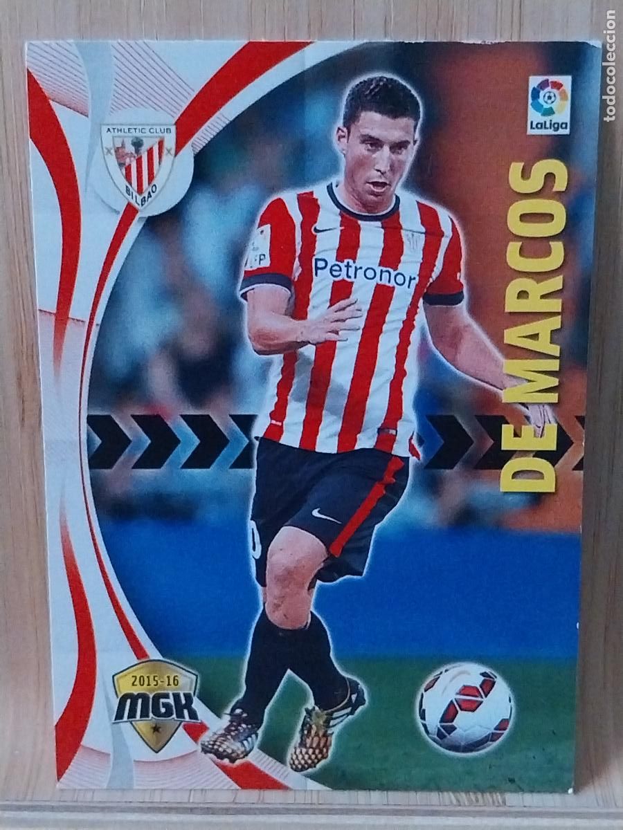 Fu&szlig;ball-Sticker: DE MARCOS ATHLETIC BILBAO PANINI MGK MEGAKRAKS 2015 15 16 CROMO 5 ** ORIGINAL TRADING CARD