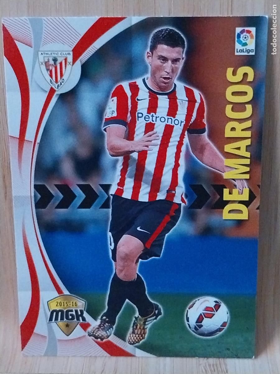 Fu&szlig;ball-Sticker: DE MARCOS ATHLETIC BILBAO PANINI MGK MEGAKRAKS 2015 15 16 CROMO 5 * ORIGINAL TRADING CARD