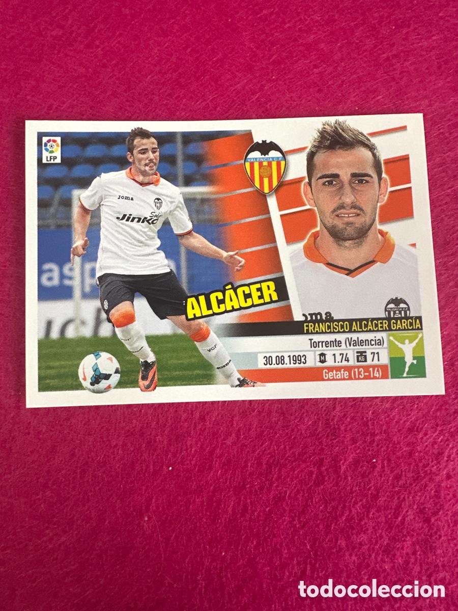 Cromos de F&uacute;tbol: ALC&Aacute;CER(VALENCIA) 15B COLOCA LIGA ESTE 2013-2014 13 14 NUNCA PEGADO SIN PEGAR